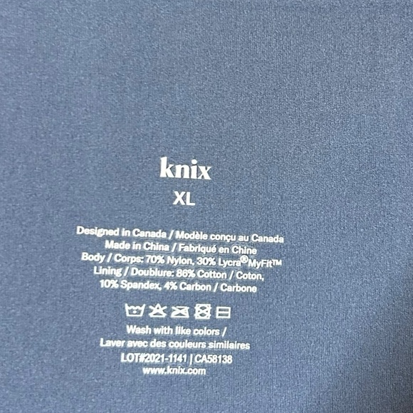 Knix HiTouch™️ High Rise Legging- Slate Blue - Picture 12 of 15